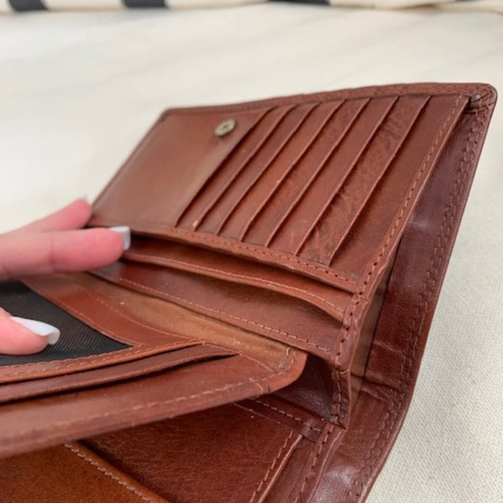 Beautiful all leather medium-sized wallet - Picture 9 of 12